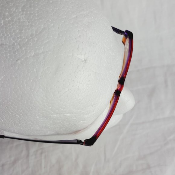 Chesterfield Seventh Street Eyeglasses Frames 50 15 135 Red Orange - Picture 3 of 6